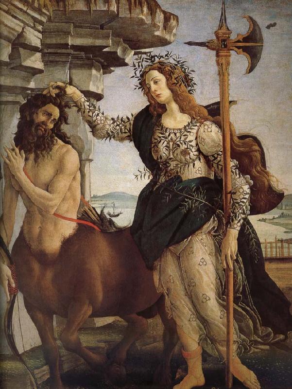 Sandro Botticelli Minerva and the Orc oil painting image